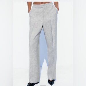 Grey high waisted Zara pants new